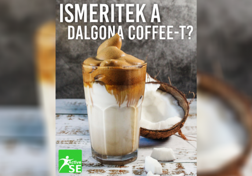 Fehérjés dalgona kávé recept! 